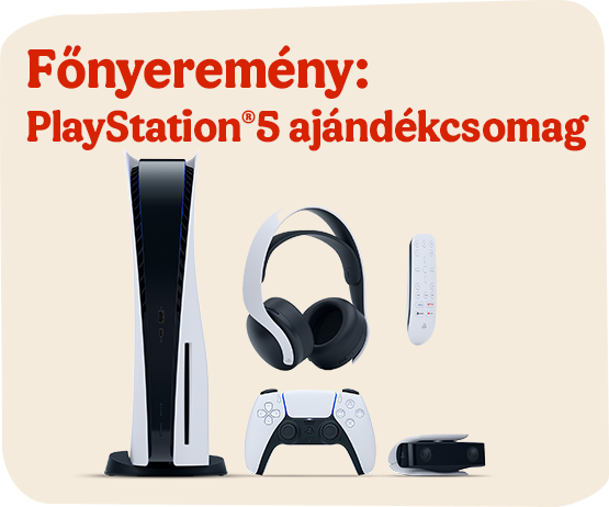Főnyeremény PlayStation 5 Ajándékcsomag