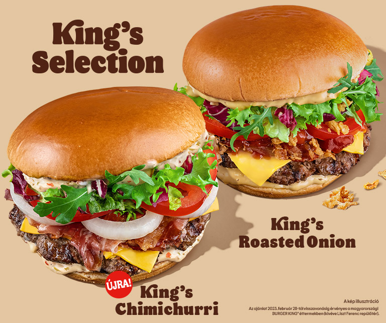 King's Chimichurri és King's Roasted Onion