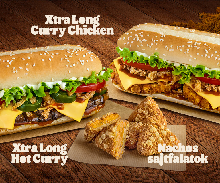 Xtra Long Curry Chicken & Hot Curry