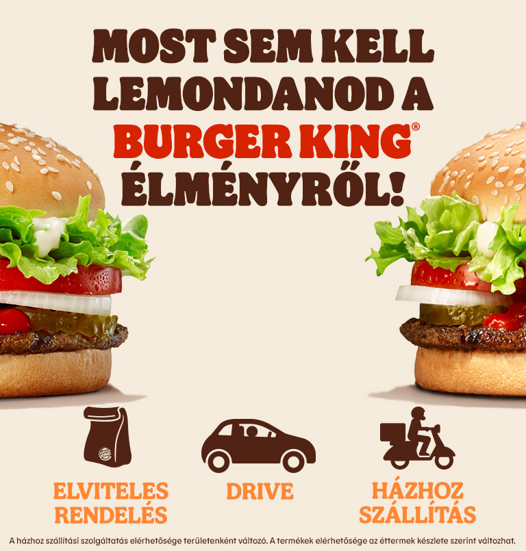 Burger King Házhozszállítás Székesfehérvár